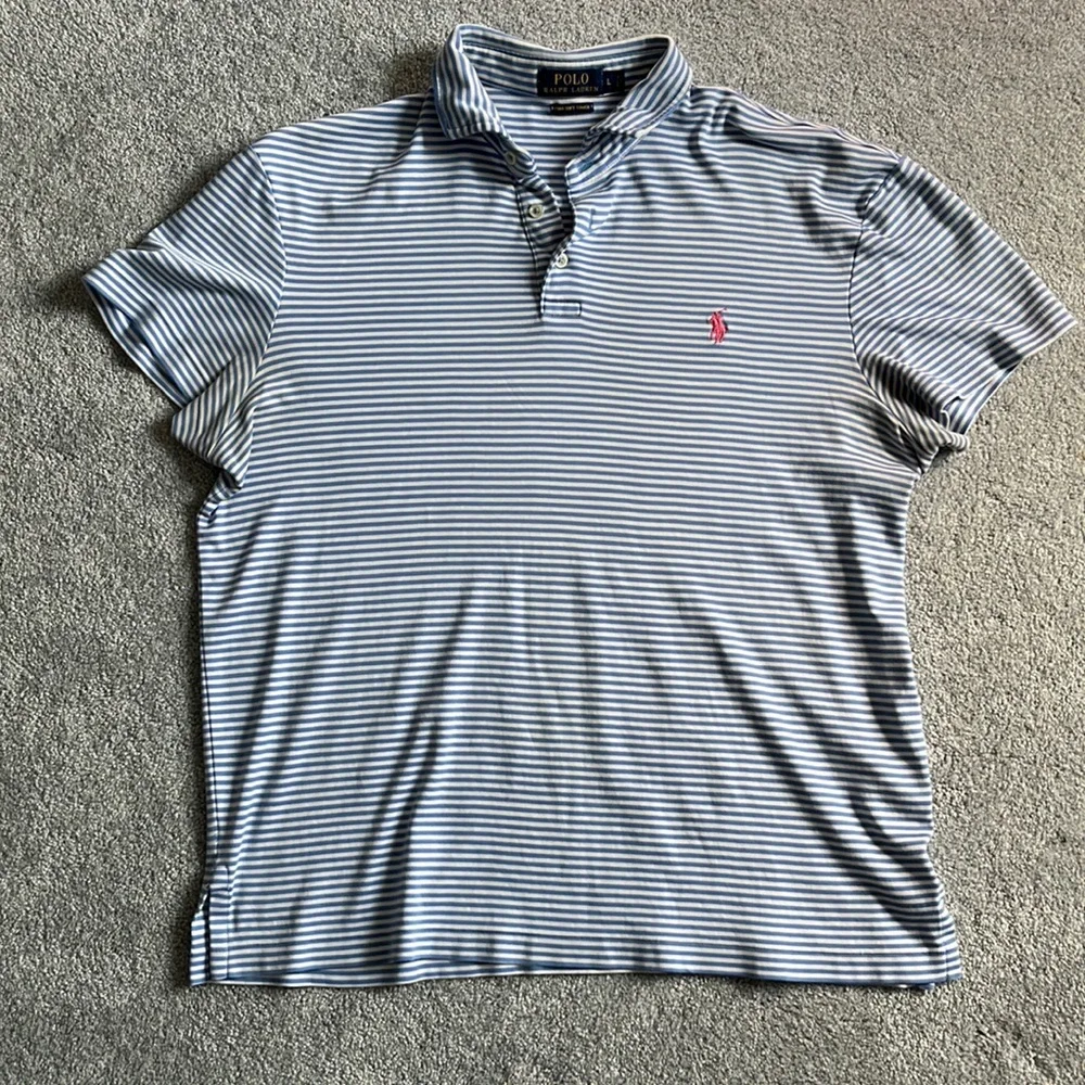 5/$25- Polo Ralph Lauren striped polo